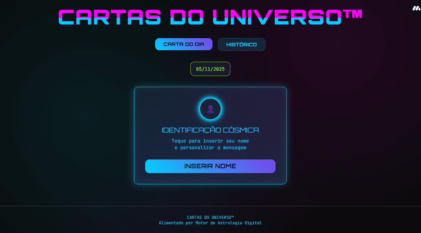 Cartas do Universo